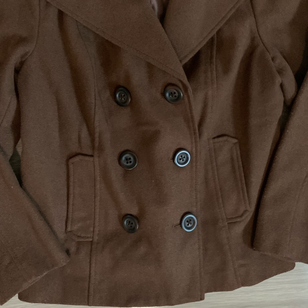 Double Breasted Pea Coat - image 7